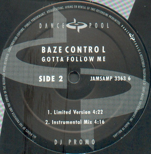 Baze Control - Gotta Follow Me | Dance Pool (JAMSAMP 3363 6) Baze Control - Gotta Follow Me | Dance Pool (JAMSAMP 3363 6)