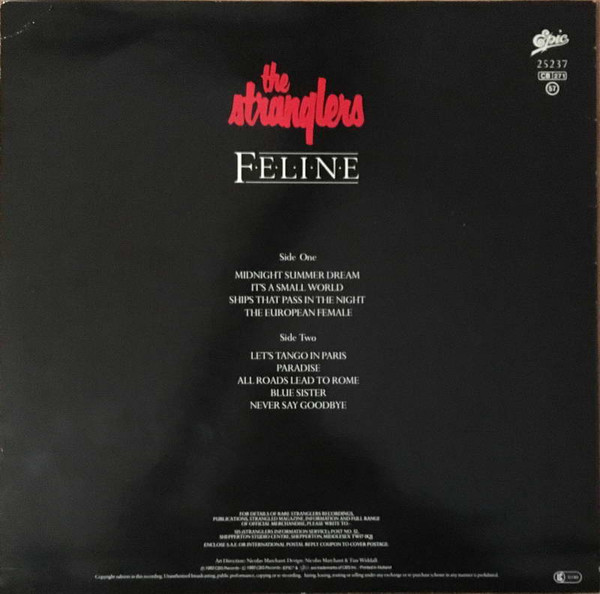 The Stranglers - Feline | Epic (EPC 25237) - 2