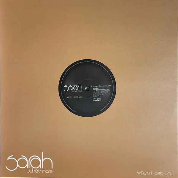 Sarah Whatmore - When I Lost You | BMG UK & Ireland (SW12P2)