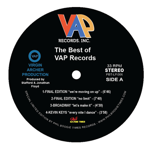 Various - The Best Of VAP Records | Phil Boogie Times (PBT-LP 006) - 3
