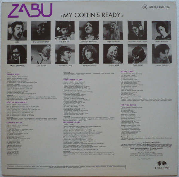 Zabu - My Coffin's Ready | Theleme (6332.750) - 2