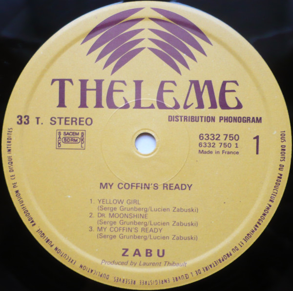 Zabu - My Coffin's Ready | Theleme (6332.750) - 3