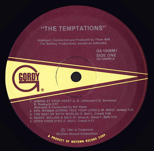 The Temptations - The Temptations | Gordy (G8-1006M1) - 3 The Temptations - The Temptations | Gordy (G8-1006M1) - 3
