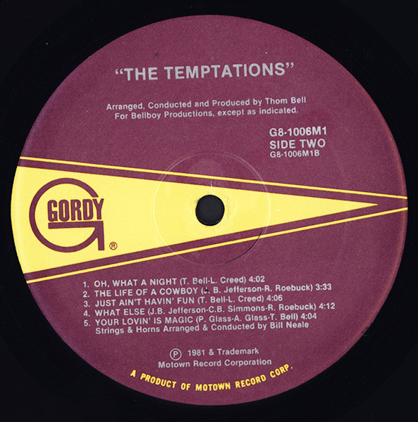The Temptations - The Temptations | Gordy (G8-1006M1) - 4 The Temptations - The Temptations | Gordy (G8-1006M1) - 4