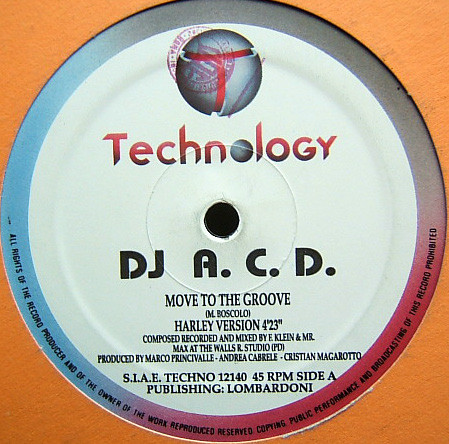 DJ A.C.D. - Move To The Groove | Technology (TECHNO 12.140)