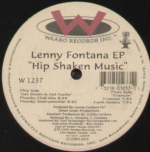 Lenny Fontana - Hip Shaken Music | Waako Records (W 1237)