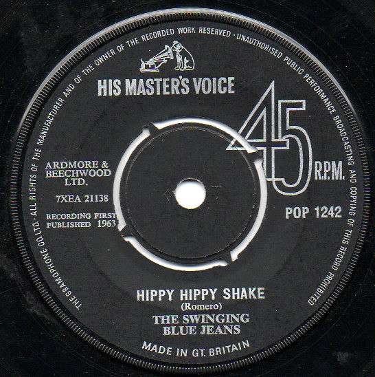 The Swinging Blue Jeans - Hippy Hippy Shake | His Master's Voice (POP 1242) The Swinging Blue Jeans - Hippy Hippy Shake | His Master's Voice (POP 1242)