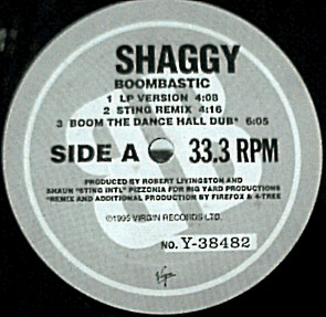 Shaggy - Boombastic | Virgin (Y-38482) - 2