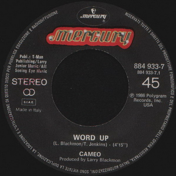 Cameo - Word Up! | Mercury (884 933-7) - 3