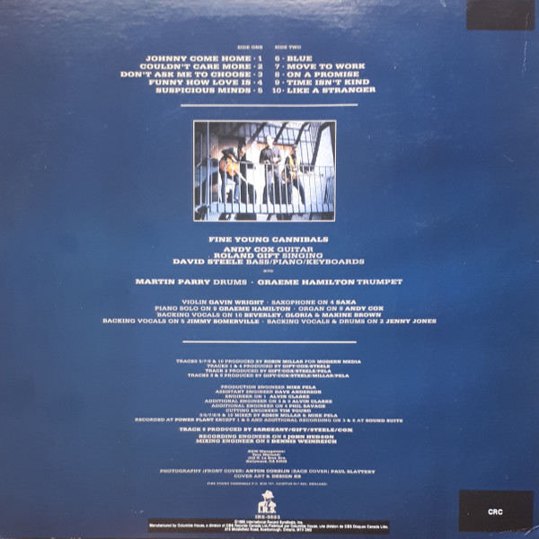 Fine Young Cannibals - Fine Young Cannibals | I.R.S. Records (IRS-5683)