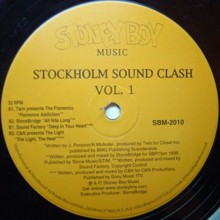 Various - Stockholm Sound Clash Vol. 1 | Stoney Boy Music (SBM 12-2010)