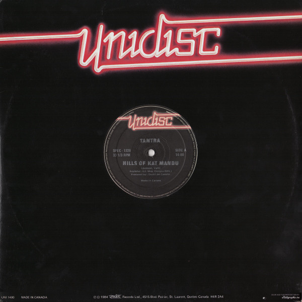 Tantra / Various - Hills Of Kat Mandu / 40 Minutes Of Hot Platers | Unidisc (SPEC-1229) - 3