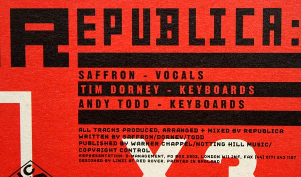 Republica - Bloke | Deconstruction (74321 25154 1) - 5