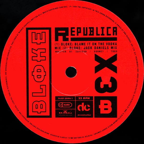 Republica - Bloke | Deconstruction (74321 25154 1) - 4