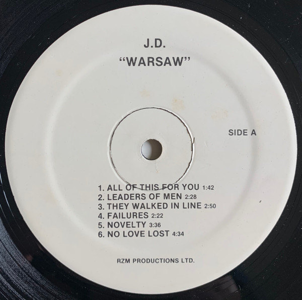 Joy Division - Warsaw | RZM Productions (RZM-200) - 3