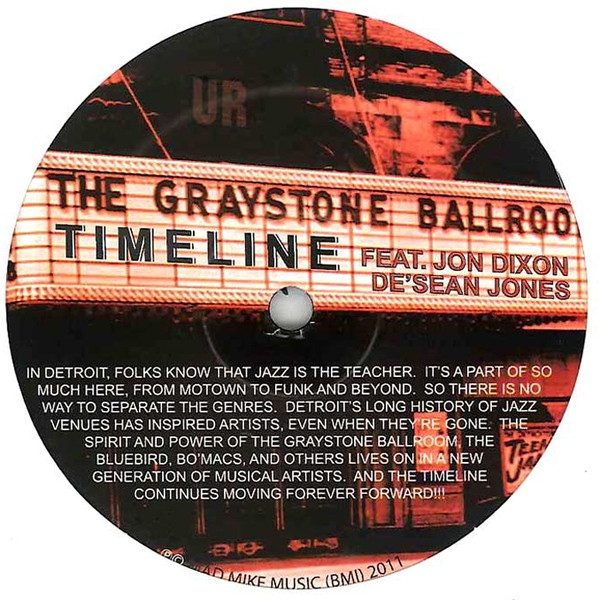 Timeline Feat. Jon Dixon & De'Sean Jones - Graystone Ballroom EP | Underground Resistance (UR-085) - 2 Timeline Feat. Jon Dixon & De'Sean Jones - Graystone Ballroom EP | Underground Resistance (UR-085) - 2