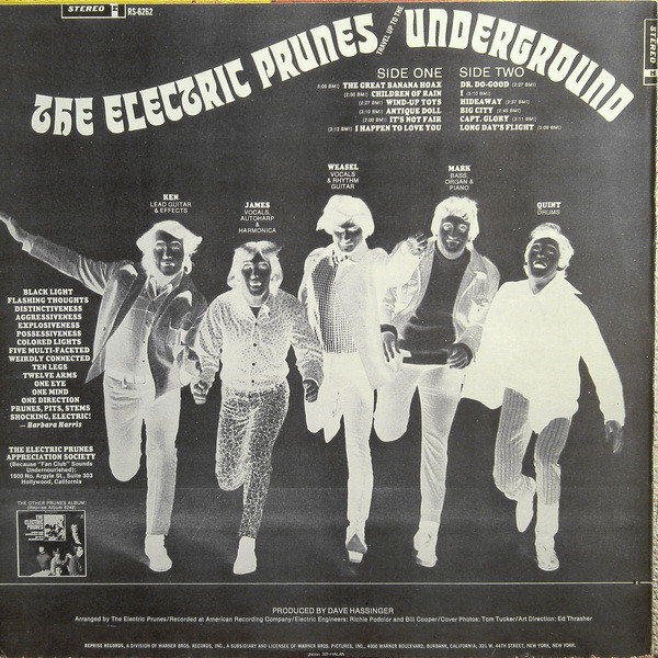 The Electric Prunes - Underground | Reprise Records (RS-6262) - 2 The Electric Prunes - Underground | Reprise Records (RS-6262) - 2