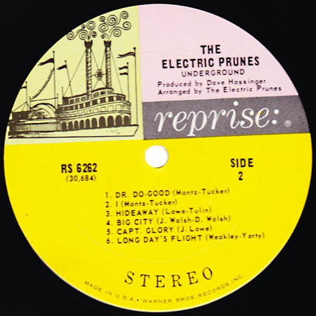 The Electric Prunes - Underground | Reprise Records (RS-6262) - 4 The Electric Prunes - Underground | Reprise Records (RS-6262) - 4
