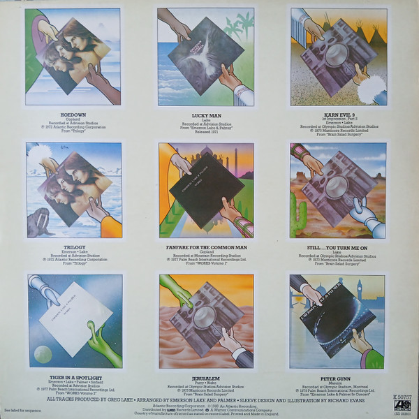 Emerson, Lake & Palmer - The Best Of Emerson Lake & Palmer | Atlantic (K 50757) - 2 Emerson, Lake & Palmer - The Best Of Emerson Lake & Palmer | Atlantic (K 50757) - 2