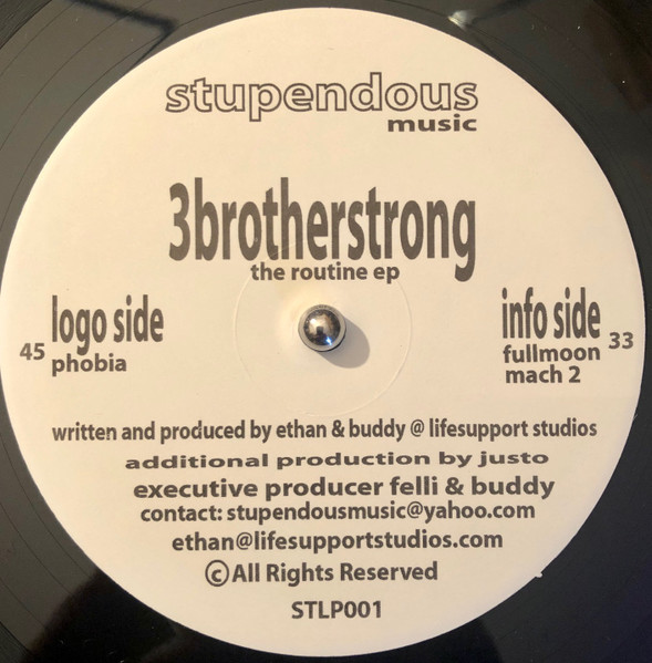 3 Brotherstrong - Routine EP | Stupendous Music (STLP 001) - main