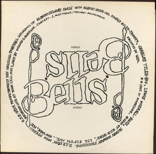 Albert Ayler - Bells | Base Record (ESP 1010) - main Albert Ayler - Bells | Base Record (ESP 1010) - main