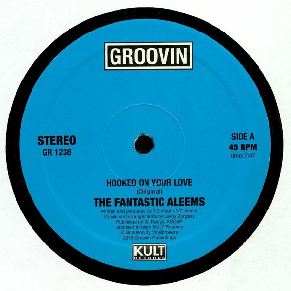 Aleem - Hooked On Your Love | Groovin Recordings (GR 1238) - main Aleem - Hooked On Your Love | Groovin Recordings (GR 1238) - main