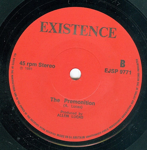 Existence - I'm Glad / The Premonition | Into The Dream (none) - 4