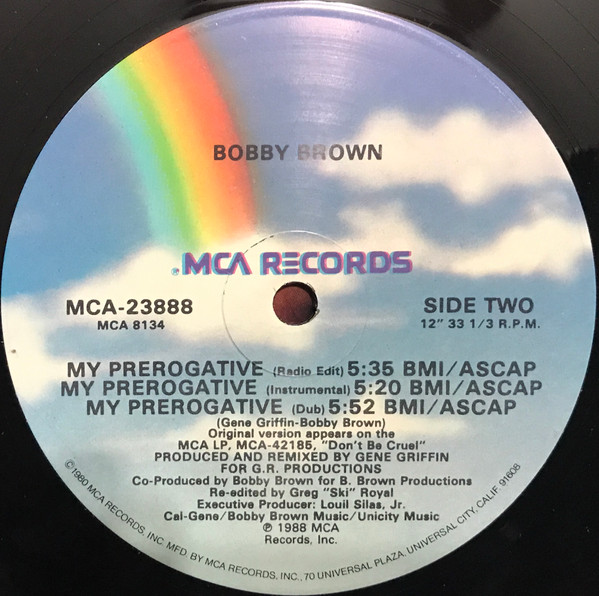 Bobby Brown - My Prerogative (Extended Remix) | MCA Records (MCA-23888) - 4