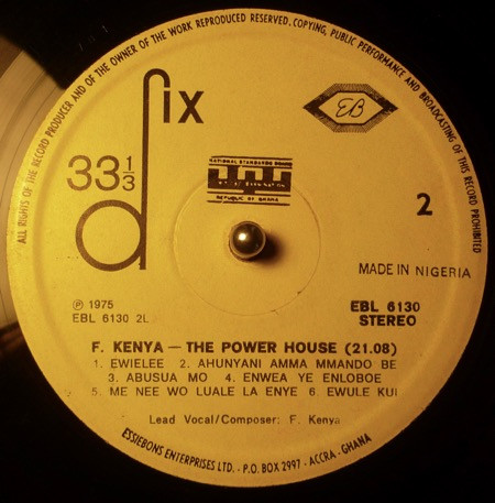 F. Kenya - The Power House | Essiebons (EBL 6130) - 4