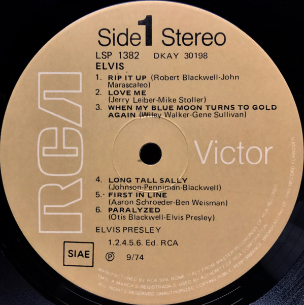 Elvis Presley - Elvis | RCA Victor (LSP-1382(e)) - 3