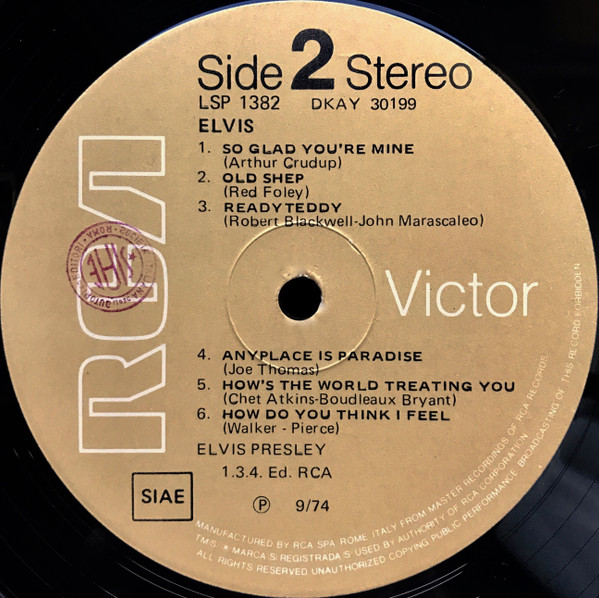 Elvis Presley - Elvis | RCA Victor (LSP-1382(e)) - 4