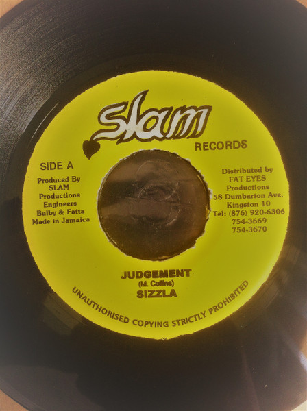 Sizzla - Judgement | Slam Records (none) - main
