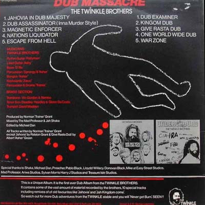 Twinkle Brothers - Dub Massacre - Inna Murder Style | Twinkle Music (NG 741) - 2