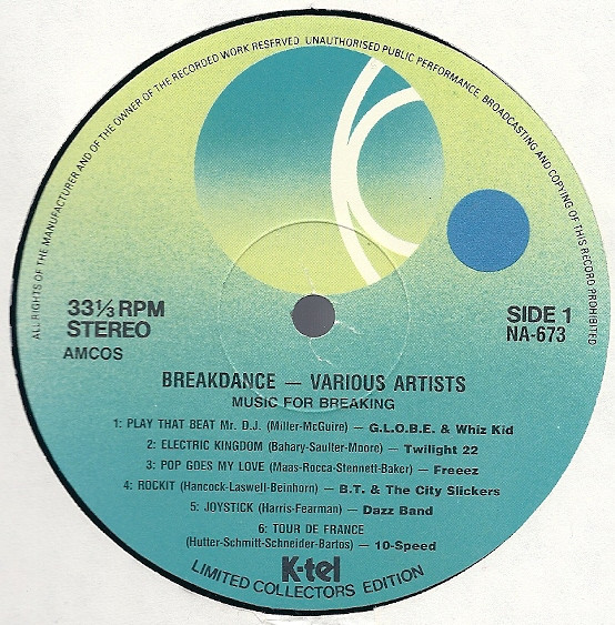 Various / Alex And The City Crew - Breakdance | K-Tel (NA-673) - 3 Various / Alex And The City Crew - Breakdance | K-Tel (NA-673) - 3