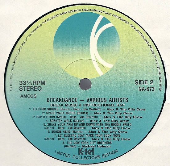 Various / Alex And The City Crew - Breakdance | K-Tel (NA-673) - 4 Various / Alex And The City Crew - Breakdance | K-Tel (NA-673) - 4