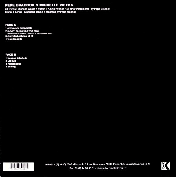 Pépé Bradock & Michelle Weeks - Distorted Echoes | Kif Recordings (KIF 032) - 2