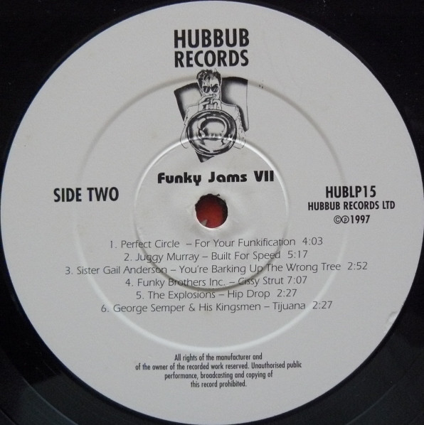 Various - Funky Jams VII | Hubbub Records (HUBLP15) - 4