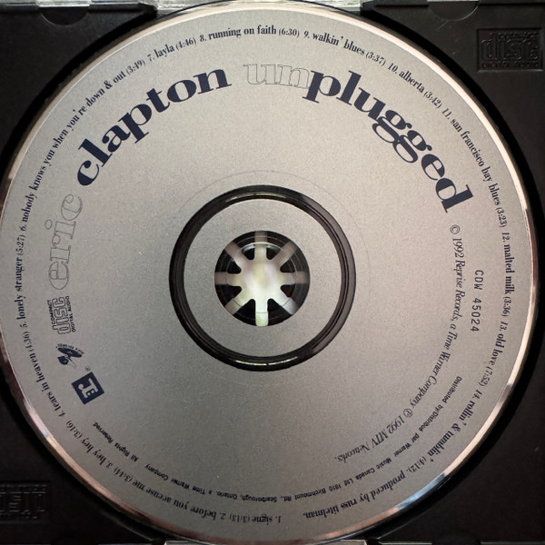 Eric Clapton - Unplugged (CD) | Reprise Records (CDW 45024) - 3