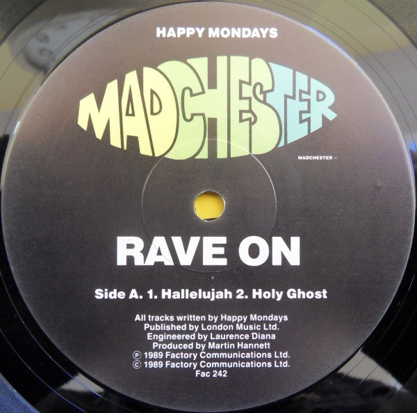 Happy Mondays - Madchester Rave On | Factory (Fac 242) - 3