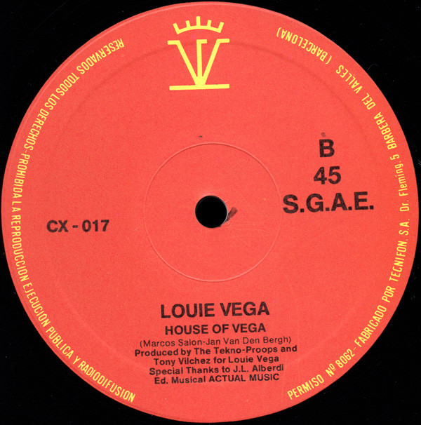 Louie Vega - Louie Vega (Te Quiero) | Konga Music (CX-017) - 4