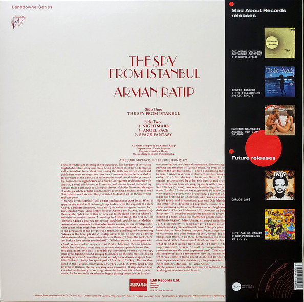 Arman Ratip - The Spy From Istanbul | Mad About Records (MAR024) - 3