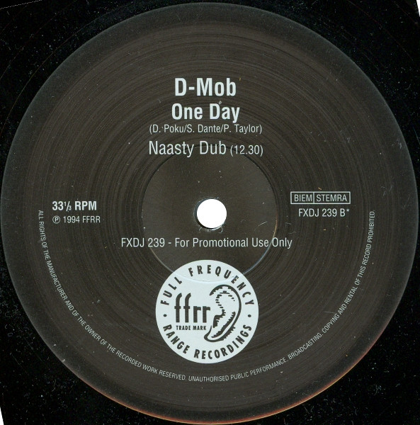 D Mob - One Day | FFRR (FXDJ 239) - 2