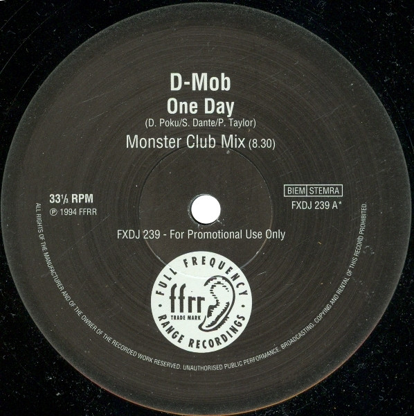 D Mob - One Day | FFRR (FXDJ 239) - main