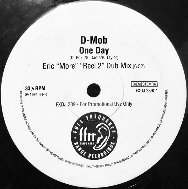 D Mob - One Day | FFRR (FXDJ 239) - 3