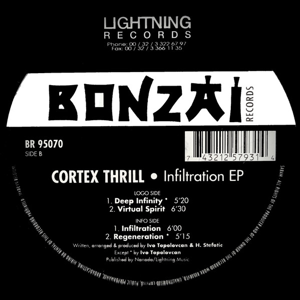 Cortex Thrill - Infiltration EP | Bonzai Records (BR 95070)