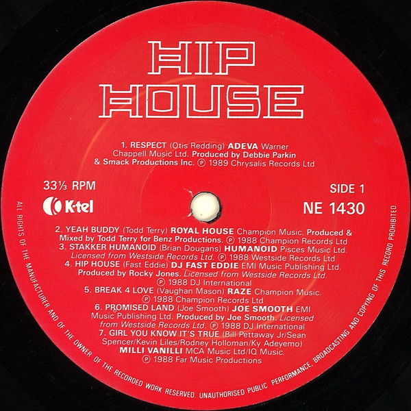 Various - Hip House - The Deepest Beats In Town | K-Tel (NE 1430) - 2 Various - Hip House - The Deepest Beats In Town | K-Tel (NE 1430) - 2