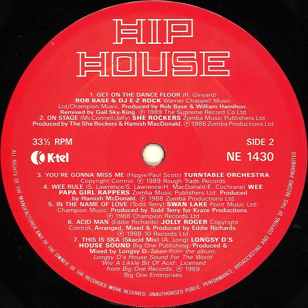 Various - Hip House - The Deepest Beats In Town | K-Tel (NE 1430) - 3 Various - Hip House - The Deepest Beats In Town | K-Tel (NE 1430) - 3