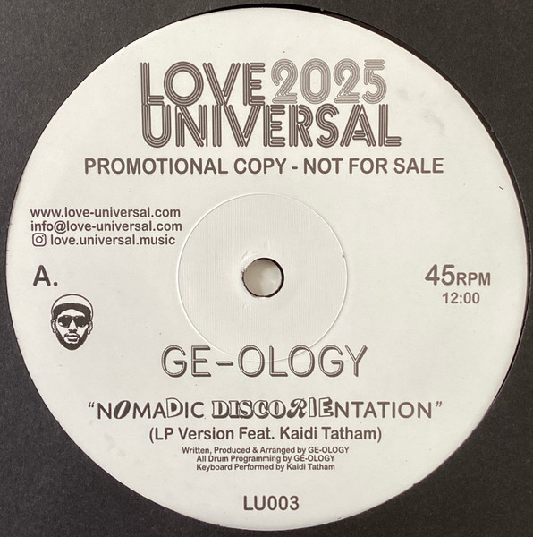 GE-OLOGY - Nomadic Discorientation | Love Universal (LU003) - 2