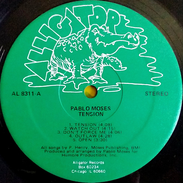 Pablo Moses - Tension | Alligator Records (AL 8311) - 3 Pablo Moses - Tension | Alligator Records (AL 8311) - 3