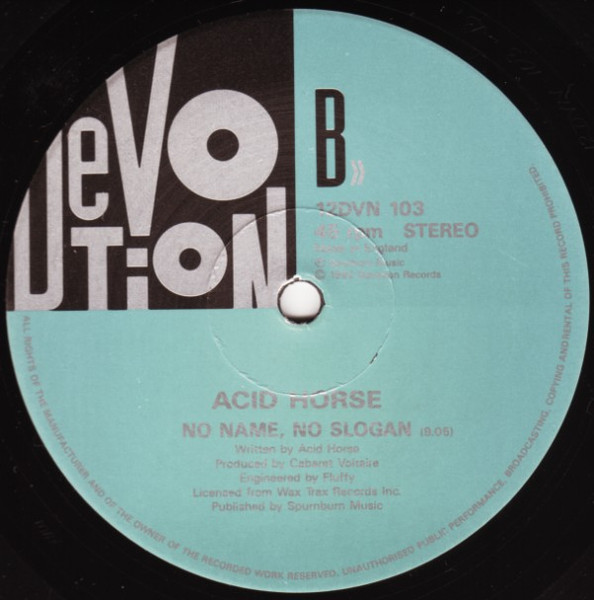 Acid Horse - No Name, No Slogan | Devotion (12DVN 103) - 4 Acid Horse - No Name, No Slogan | Devotion (12DVN 103) - 4